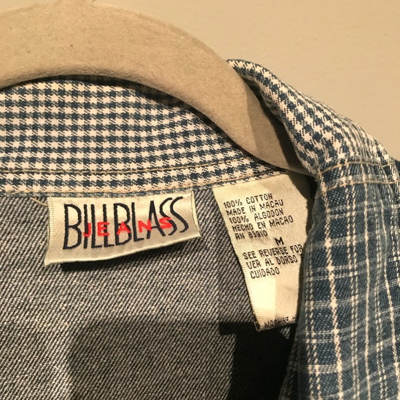 Bill Blass Jeans Blue Denim Jacket size medium - Picture 3 of 7